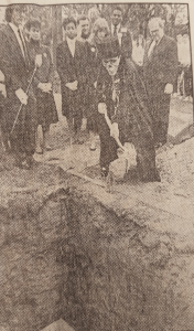 Burying the time capsule