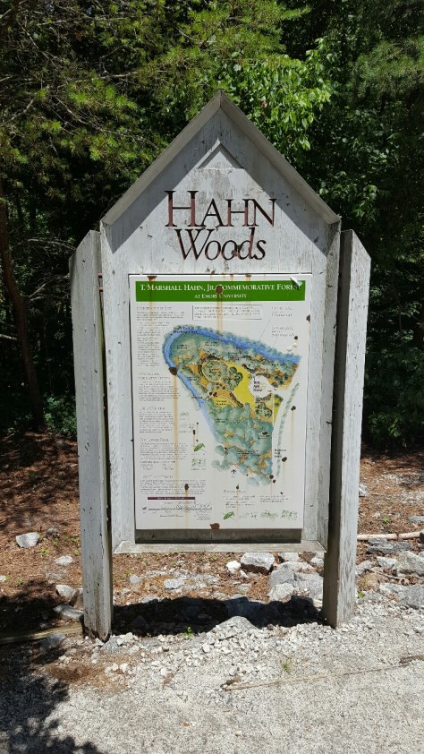 Hahn Woods marker